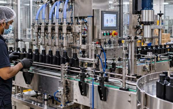 Bottle filling line